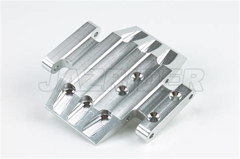 Jazrider Aluminum Main Chassis Side Plate(Silver) Axial AX10